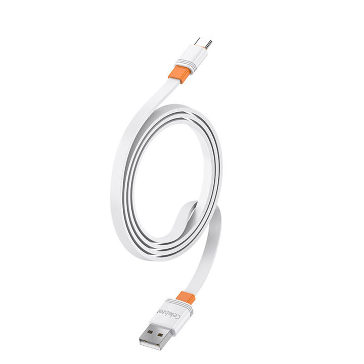 Celebrat%20CB-33%20Portable%20USB%20To%20Type-C%20Fast%20Charge%20And%20Data%20Transmission%20Cable%20With%20Flat%20wire%20Design%20And%20Practical%20Fits%20Mobile%20Phone%203A%20/480mbps%20/1M%20-%20White%20-%20Image%208