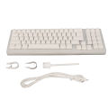 Game Keyboard, Pluggable Switch Mechanical Keyboard 77 Key for Laptop. 