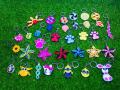 50 pcs Stylish Paper Quilling Key Tag DIY Handmade Beautiful & Colorful Variations. 