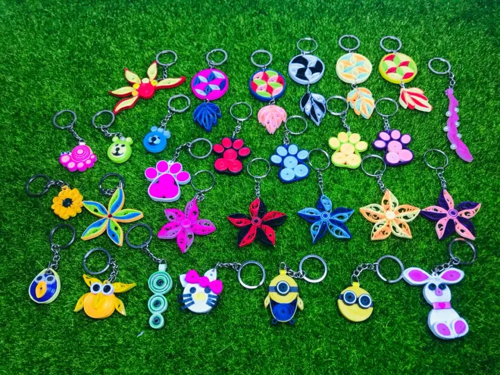 50%20pcs%20Stylish%20Paper%20Quilling%20Key%20Tag%20DIY%20Handmade%20Beautiful%20&%20Colorful%20Variations%20-%20Image%209