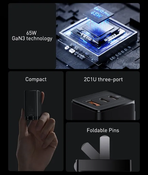 Baseus%20GaN3%20Pro%2065W%20Fast%20Charging%20Adapter%20And%20Type%20C%20Cable%20-%202%20Type%20C%20ports%20&%201%20USB%20Port%20-%20Image%205
