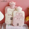 Cute Hot Water Bottle Bag for Girls Plush Shoulder Hand Warmer Heat Pack Warm Belly Instant Hot Pack Winter Water Heating Pad. 