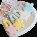 Ins Simple Winter Fashion Korean Cute Fur Star BB Hair Clips Hair Accessories Candy Color Bangs Girls Hair Clips. 