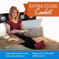 White Adjustable Portable Table-Mate II Tray Holder Large Folding Adjusting Convenient Move Moveable Table for Laptop Breakfast Food Cup Plate Paper Documents TV Television Electric Devices Work from Home Office Hospital Room Bed Kitchen Living Lifestyle. 