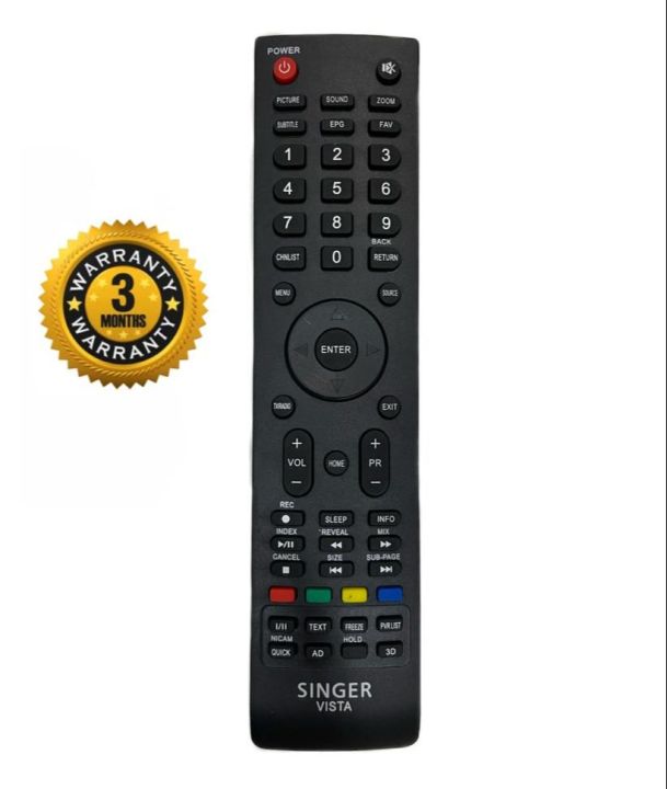 Singer Vista LED Android Smart Tv Remote Controller