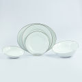 Cherry Platinum 21 PCS Dinner Set. 
