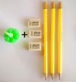 Pencil pack with Eraser & Sharpener/Cutter For School/Preschool Kids. 