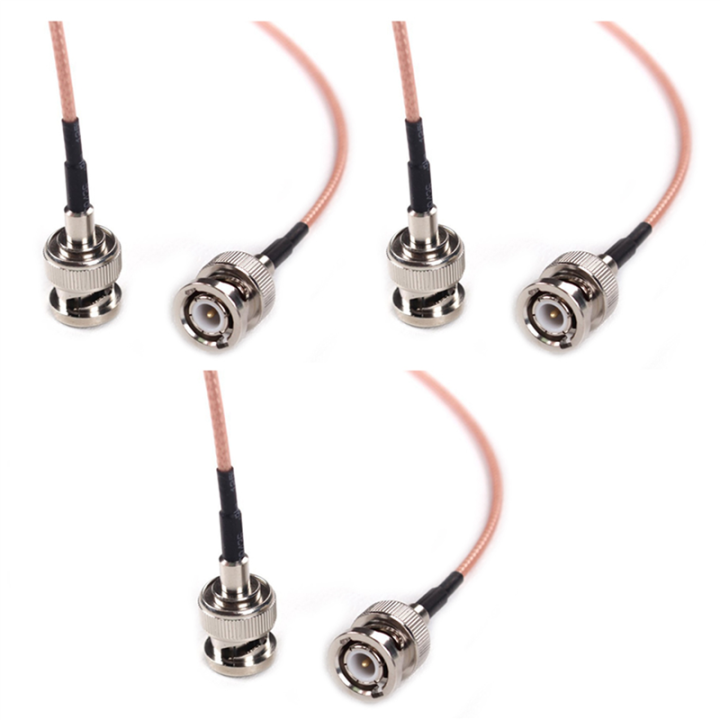 3X Custom Length Cables- LanParte HD-SDI Video Cable Male HD SDI Extension Cable 60cm for BMPC Hyperdeck Cameras