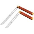 Craftsman Sliding T Bevel Square Gauge Protractor Angle Transfer Tool For Accurate Angles With Wooden Handle Level Marking Gauge. 