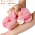 Stretch Back Sponge with Rope Handles Back Scrubber Bath Shower Mesh Sponge Exfoliating Body Scrub Stretch Braided Loofah for Men and Women. 