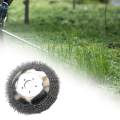 Wire Grass Trimmer Head Convenient Weeding Wheel for Garden Weeding Driveway 6inch. 