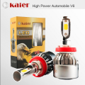 2 Pcs KAIER V6 LED H8/H11/H16 BULB 6000k Car LED Headlight Hi/Lo Turbo Light Bulbs. 