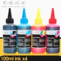 Universal Refill Bulk Ink Bottles 4 Colours – For Catridge - Bottle ink-Printer ink-ink for catridge-ink bottle- bulk ink -Universal CMYK Refill Cartridge Ink– 100ml Bottles for HP, Canon, Brother, Epson Printers- Rank 13. 