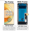 Anrushide Super AMOLED LCD With Frame For Google Pixel 6 Pro LCD For Google Luxury Pixel 6Pro GLUOG G8VOU Display Screen Touch Digitizer Assembly. 