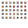 Waterproof Class of 2025 Stickers Multicolor Diploma Stickers realistic style for decorating luggage student gifts celebratory events. 