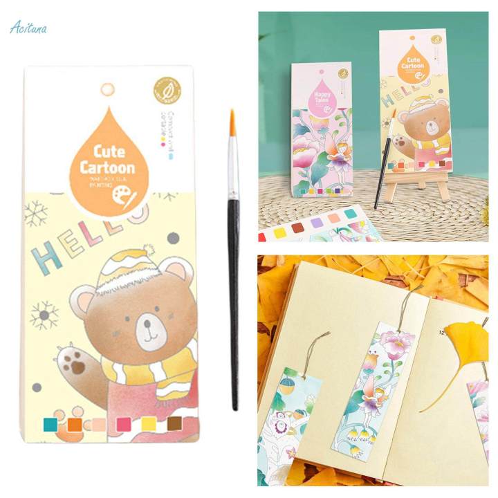 Watercolor%20Paint%20Bookmark%20Pocket%20Watercolor%20Painting%20Book%20Portable%2020%20Sheets%20Drawing%20Arts%20Crafts%20Pocket%20Watercolor%20Book%20for%20Beginners%20-%20Image%205