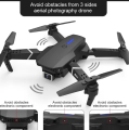 Drone E88 E88 WiFi FPV Drone With Dual 4K HD Camera And Wide-Angle Live Video Drone Mini E88. 