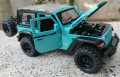 Jeep Wrangler Rubicon 1941 Convertible Off-Road SUV 1:36 Scale Diecasts Toy Vehicles with Batteries. 
