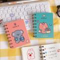 Cute Cartoon Memo Pad Bear Rabbit Notepad Loose-leaf Pocket Notebook Girl Small Notepad Cartoon Bear Notepad Portable Pocket Memo Pad Coil Notebook For School. 