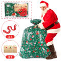 3Pcs/set Extra Large Christmas Gift Bag 56x36inch Jumbo Large Gift Bags Christmas Wrapping for Xmas Present -Large Size Plastic Giant Gift Bags for Huge Gifts. 