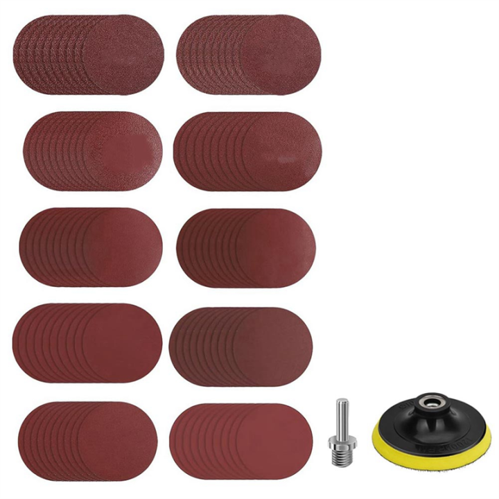 4Inch Angle Grinder Sanding Discs, 100pcs Sand Paper Discs with 4 Inch ...