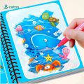 Children Magic Water Painting Book Creative DIY Kindgarten Kids Graffiti Color Water Drawing Book Early Education Toys for Kids. 