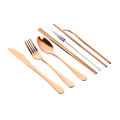 8pcs Outdoor Cutlery Set 304 Stainless Steel Spoon Fork Chopsticks Juice Straw With Bag Dinnerware Kitchen Accessories. 