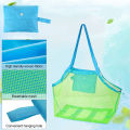 Children Sand Away Protable Mesh Bag Kids Toys Storage Bags Swimming Large Beach eco Bag Women Cosmetic Makeup Bag сумка женска. 