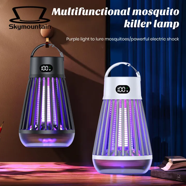 Electric Fly Zapper 1pc Mosquito Zapper Handle Rechargeable Waterproof ...
