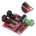 Electronic Component 7A/160W DC Motor Driver Module 6.5V-27V L298 PWM DC Motor Driver Module High Power 2‑Channel L298 Logic Driver Module Speed Control. 