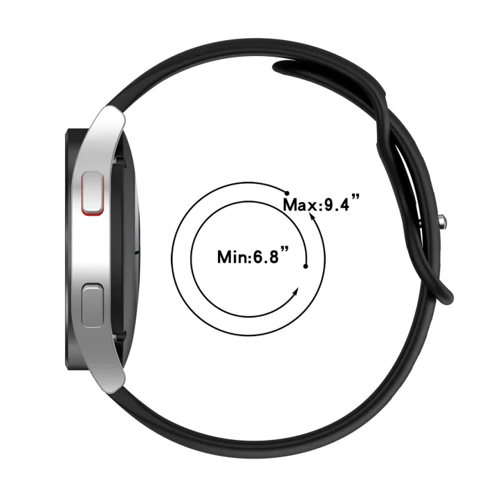 For%20Samsung%20Gear%20S2%20Classic%2020mm%20Solid%20Color%20Silicone%20Watch%20Band%20-%20Image%204