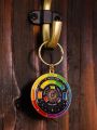 Color Wheel Keyring Interactive Keychain Art Keychains Gifts for Painters. 