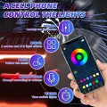 5M LED Strip Light RGB 2835 Bluetooth APP Control Flexible Ribbon Strip Remote Control RGB Light. 