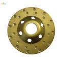 Diamond Grinding Cup Wheel 4" 12 Segment Grinding Wheel for Woodwork Carving 16 holes. 