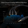 Audio Extension Cable Universal 1 to 3 Ways PVC 3.5mm 1 Male to 3 Female Audio Splitter Adapter for Headphone. 