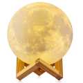 3D Moon Lamp, 16 Colors Moon Light with Stand, Touch & Remote Control Moonlight Lamp, Home Night Light with USB Rechargeable For Kids Lover Birthday Party Gifts. 