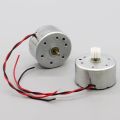 RF-300C-07800 Silent Motor DC 3-12V 7000 RPM Micro Mute 24mm Round Spindle Motor Metal Brush for DIY Solar Power Scientific Toy. 