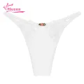 Muses Mall Women Lace G-string Lace High Waist G-string Panties Quick-drying Anti-septic Underwear for Women Seamless Soft Lady Underpants with Hollow Out Design Lace Thong. 
