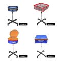 Professional Movable Multi-Ball Storage Stand with Mesh Case Adjustable Pinpong Ball Collector Equipment - 1#. 