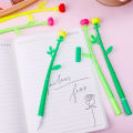 Cute Gel Pens Funny Creative Rose Flower Pen Stationery Ballpoint Students Gift Decor Accessory. 