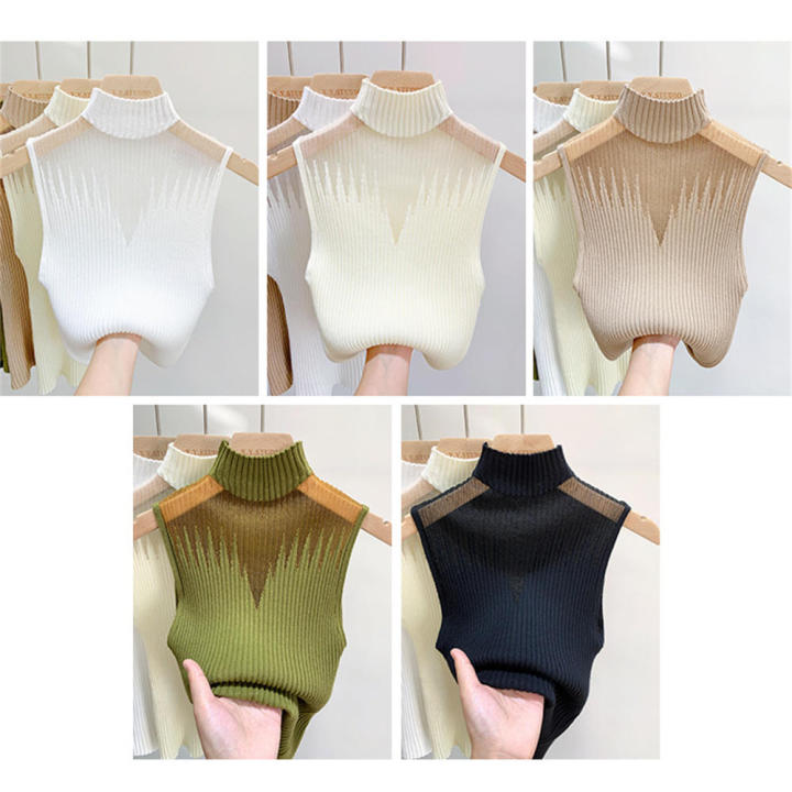 See-Through%20Halter%20Knitwear%20Korean%20Fashion%20Mesh%20Sleeveless%20Sleeveless%20T-Shirt%20Knitted%20Elastic%20Women's%20Sweater%20Tops%20for%20Casual%20Wear%20Summer%20Fashion%20Women's%20Clothing%20Party%20Outfit%20Streetwear%20-%20Image%204