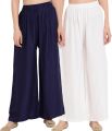 Festival Wear High Quality Viscose Material Ladies Free Size Plazzo Pants Viscose Plazzo Pants Plazo Plaza Black Navy Blue Plazzo Pants For Women Girls. 