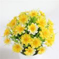 Outdoor New Small Chrysanthemum Tree In Pot Home Decor Bonsai Artificial Flowers Artificial Faux Plants Plastic Fake Plants. 