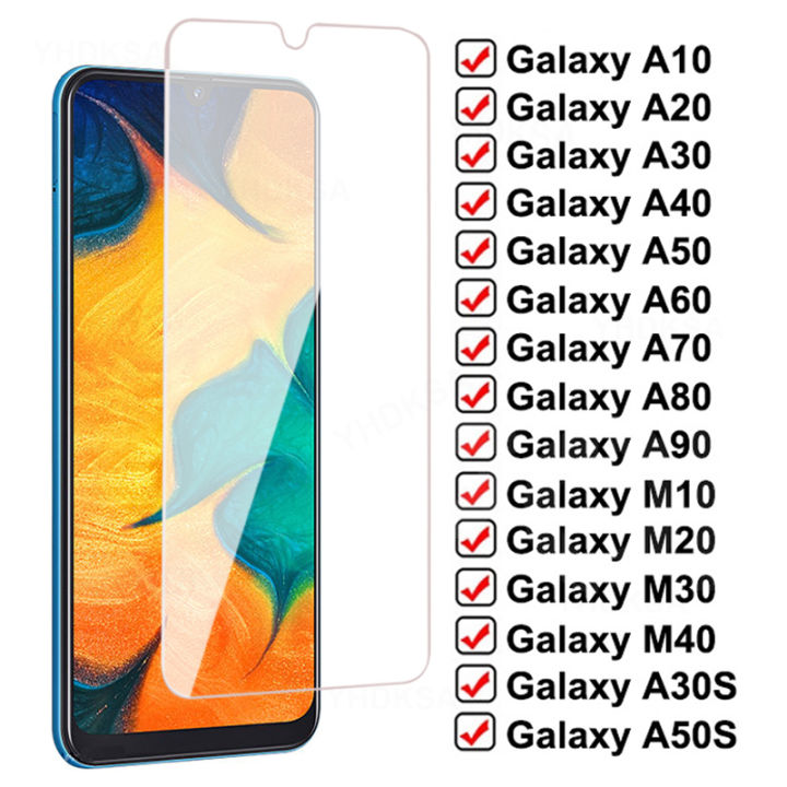 100D Full Tempered Glass For Samsung Galaxy A10 A20 A30 A40 A50 A60 A70 Screen Protector A80 A90 M10 M20 M30 M40 Glass Film Case