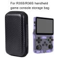 EVA Hard Travel Bag For R35S/R36S Handheld Game Console Storage Bag Protective Case Dust Prevention And Anti-fall Zipper Bag. 