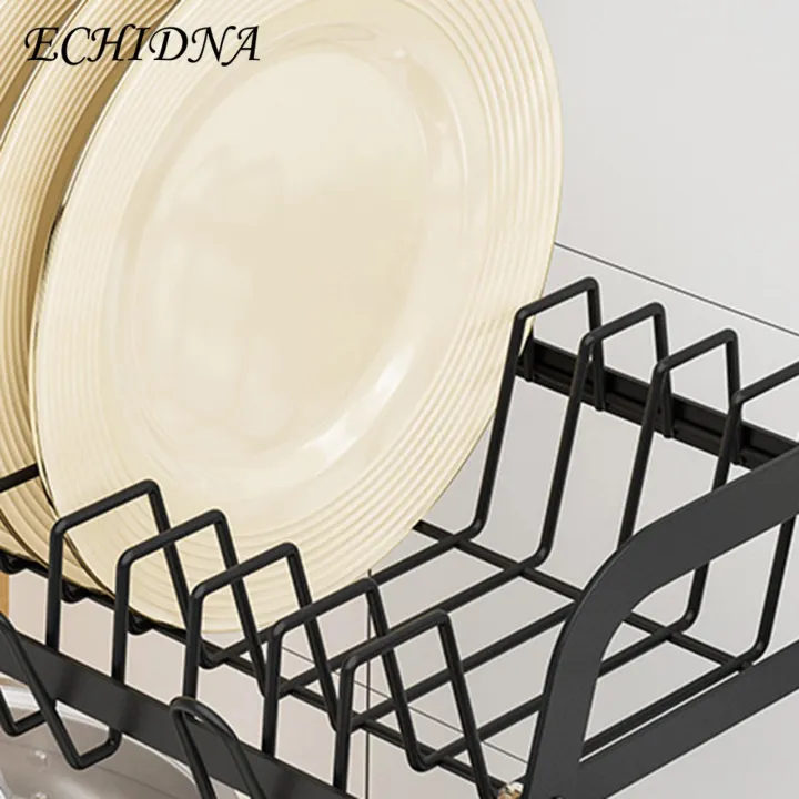 Metal%20Dish%20Drying%20Rack%20Large%20Capacity%202-tier%20Dish%20Drying%20Rack%20Easy%20to%20Install%20Kitchen%20Countertop%20Utensil%20Rack%20with%20Drain%20Rust-resistant%20Storage%20Rack%20for%20Homes%20Two-tier%20Dish%20Drying%20Rack%20-%20Image%203
