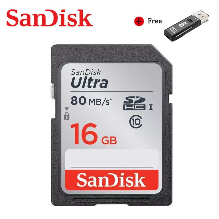 【16GB-SDCR 】 SanDisk Pro/Ultra 128GB 32GB 16GB U3/U1 Card 16 32 64 128 GB Flash Card SD Memory SDXC