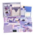 Aesthetic Scrapbook Kit(348Pcs), Junk Journal Kit with Journaling/Scrapbooking Supplies, Stationery. 