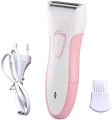 Geemy GM-3073 Electric Lady Shaver, Wet and Dry Rechargeable Shaver Bikini Trimmer Body Hair Removal for Legs and Underarms Painless, 3 in 1 Blade Easy and Quick Women Shavers. 