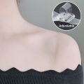 Women Premium Silicone Clear Invisible Bra Strap / Practical Non-Slip Adjustable Bra Shoulder Belt / Frosted Wide Soft Transparent Shoulder Straps. 